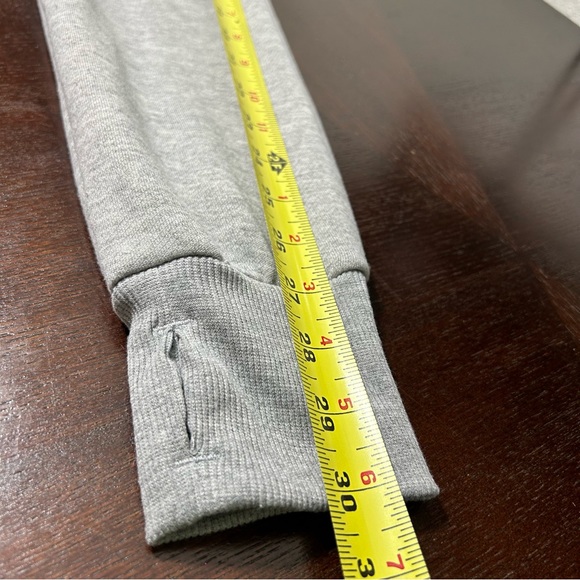 BEBE SPORT Sequin Stripe Sparkly Hoodie Heather Sz L - Picture 15 of 16